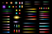 65 Neon brushes bundle., a Brush Add-On by redstudio (Thumbnail 2 of 4)