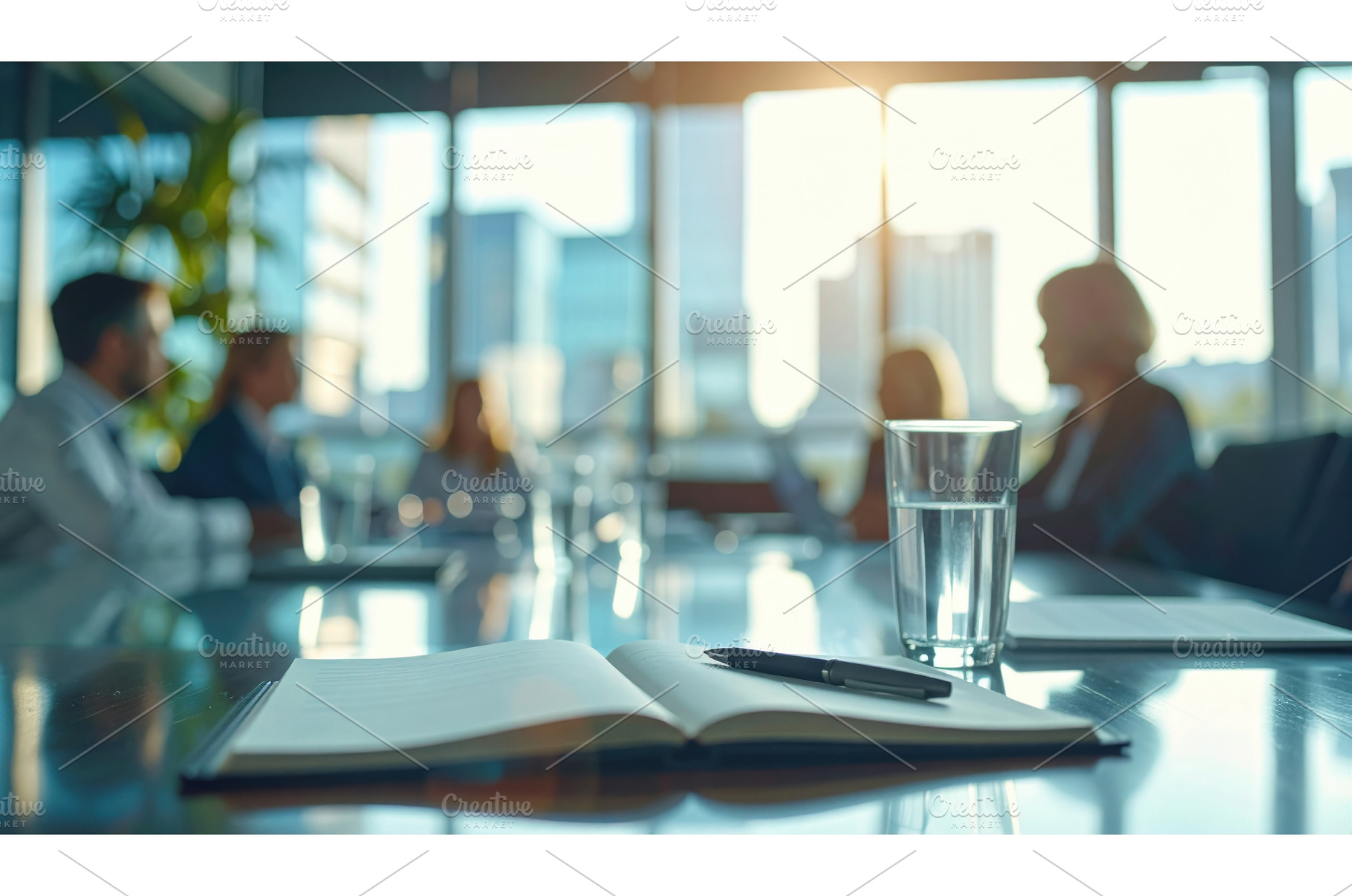Corporate boardroom scene with, a Business Photo by Igor Tichonow
