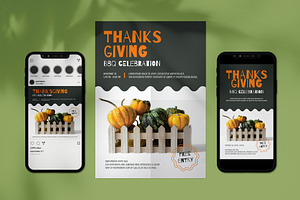 Thanksgiving Poster + Social Media