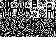 20 Seamless B/W Matisse-inspired Set, a Pattern Graphic by Nordic Design (Thumbnail 5 of 9)