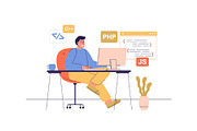 Collection Web Illustrations, a Templates & Theme by alexdndz (Thumbnail 7 of 21)