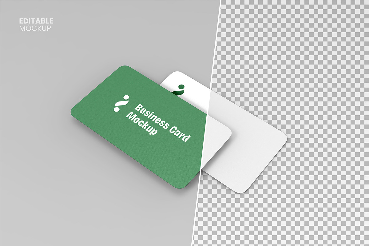 Business Card Round Corner Mockup, a Product Mockup by graphypix (Photo 2 of 4)