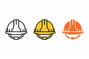 Safety Helmet Vector Icons, an Object Graphic by Artonix (Thumbnail 2 of 3)