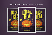 Trick Or Treat Halloween Flyer, a Flyer Template by lilyshop (Thumbnail 1 of 2)