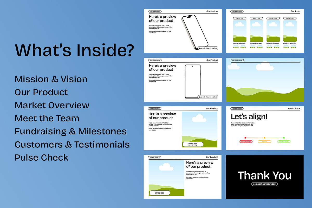 Pitch Presentation Startup Template, a Presentation Template by Tasha's Verse (Photo 3 of 3)