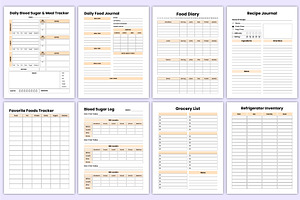 2025 Meal Planner Sheets Canva Kdp