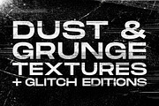 Dust & Grunge + Glitch textures, a Texture Graphic by Visual Fear (Thumbnail 1 of 12)