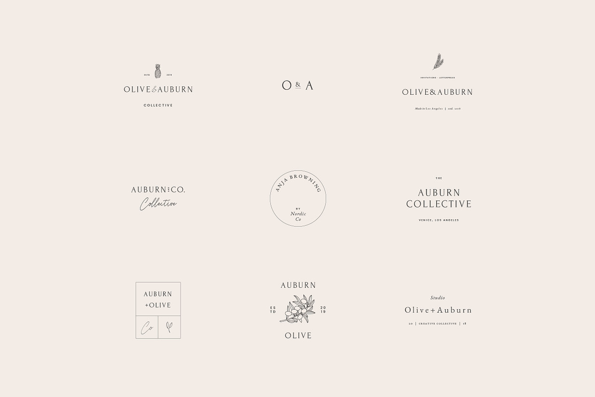 Auburn Logo Kit, a Branding & Logo Template by Studio Standard (Photo 5 of 12)