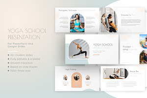 Yoga School Presentation Template