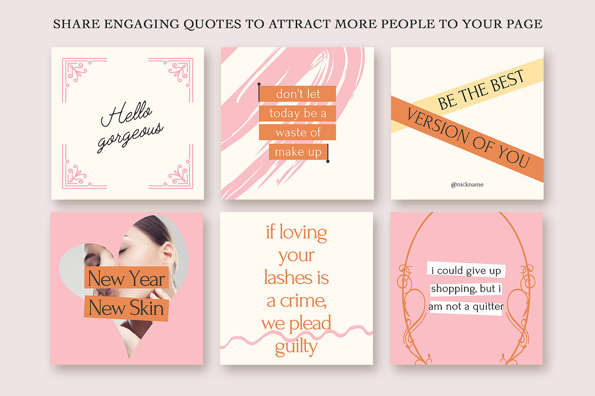 Lady Boss Inspiration Quotes, a Social Media Template by Kseniia_Design (Photo 8 of 10)