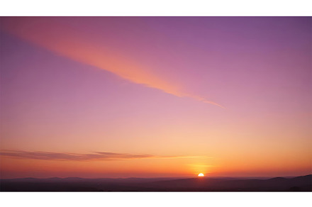 4K gradient sunset background, a Wallpaper Graphic by Elen_Art