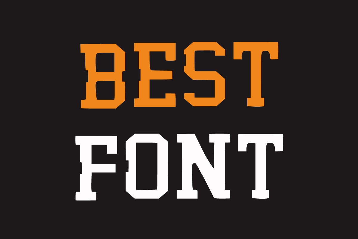 Varsity Simple, a Slab Serif Font by Fourteen Letter (Photo 8 of 9)