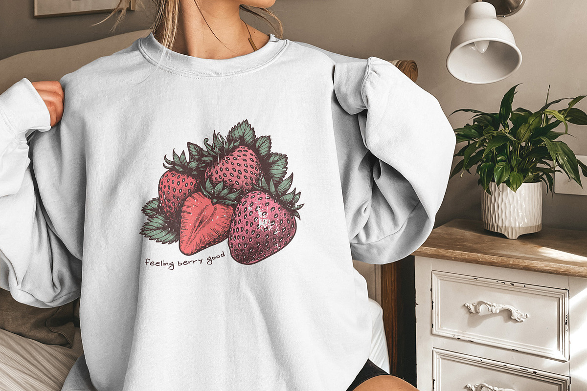 Feeling Berry Good PNG, Strawberry, an Illustration by SharpMarketplace (Photo 9 of 9)