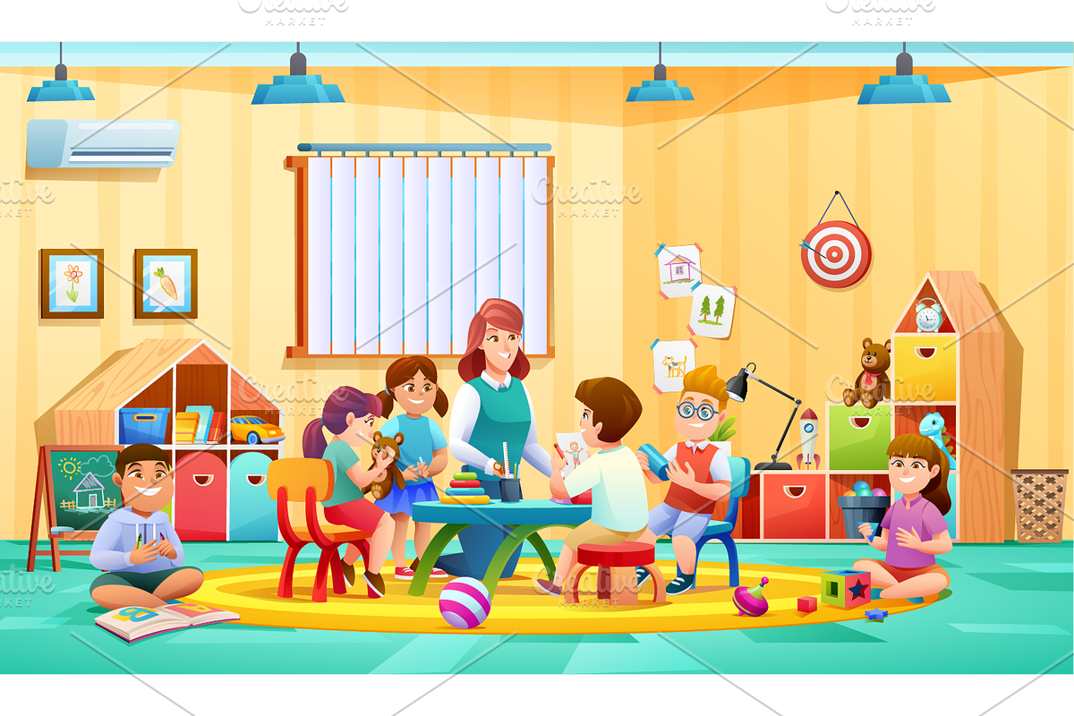 Kids Kindergarten Collection, an Education Illustration by YG Studio (Photo 2 of 11)