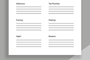 Daily Planner Layout, a Stationery Template by ContestDesign (Thumbnail 5 of 5)