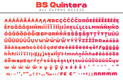 BS Quintera, a Sans Serif Font by Black Studio (Thumbnail 8 of 12)