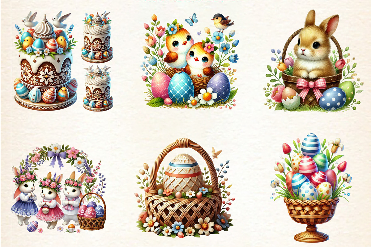 Easter Coquetter Png, Easter Png, an Illustration by DreamArtGraphic (Photo 2 of 5)