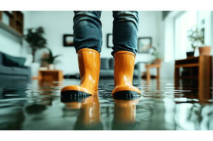 A person wearing yellow rubber boots, a Nature Photo by Sergey Kotenev
