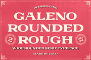 Galeno Rounded Rough, a Serif Font by Craft Supply Co. (Thumbnail 1 of 8)