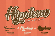 Degdegan Bold Script Retro, a Script Font by Haksen (Thumbnail 8 of 11)
