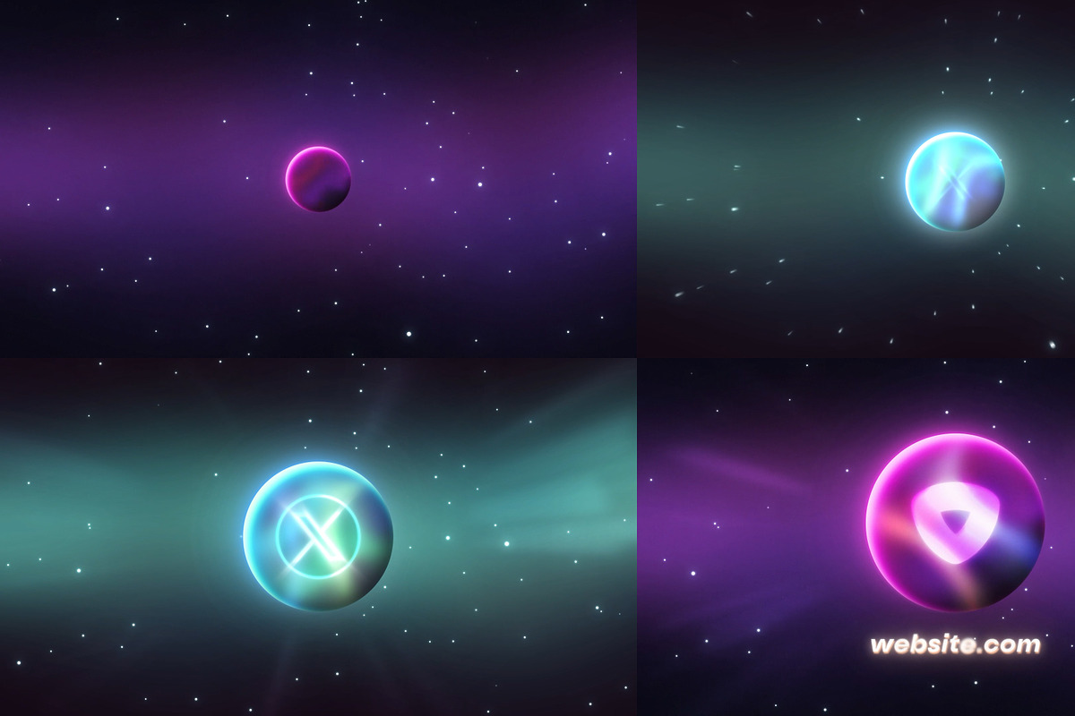 Holographic Logo for After Effects, a Templates & Theme by 2dfx (Photo 1 of 2)