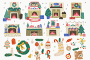 Christmas Decor Clipart, a Seasonal Illustration by Anna Studio (Thumbnail 9 of 13)