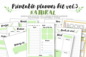 Planner Kit Vol.3 - Natural