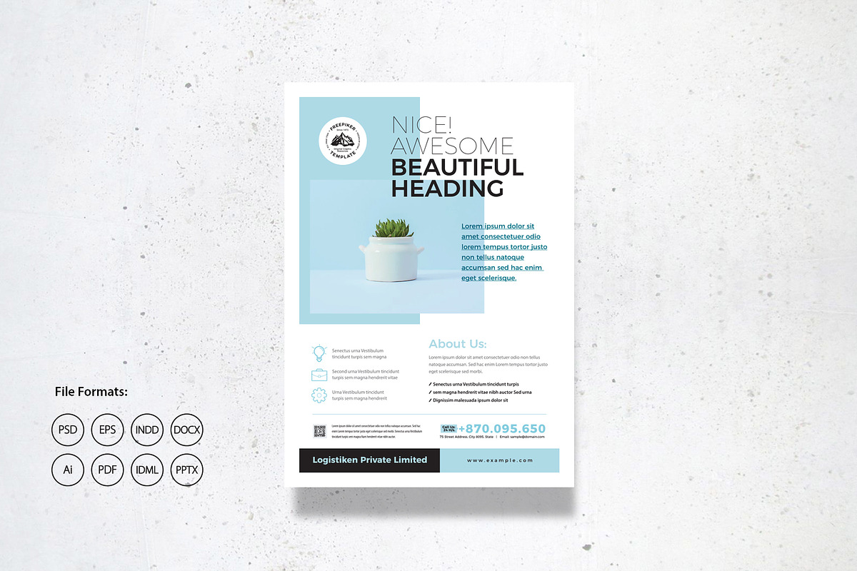 Minimal Corporate Flyer