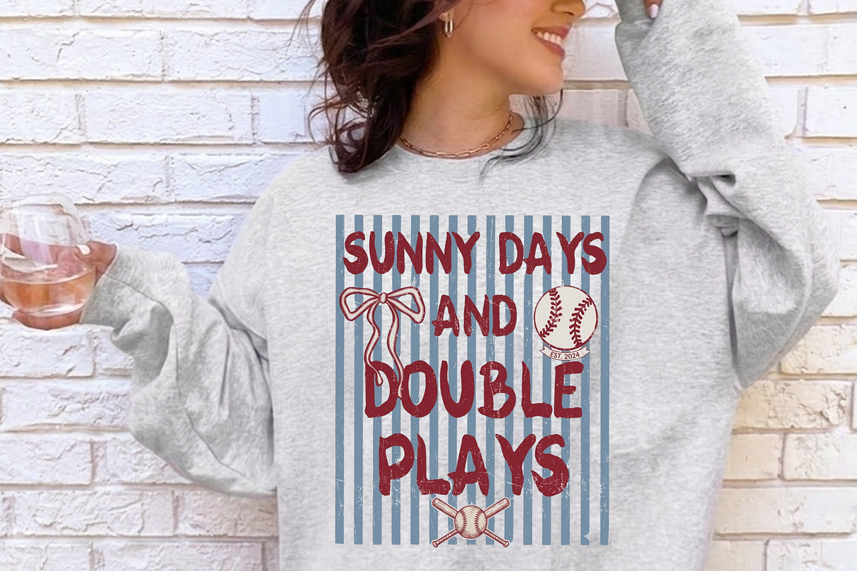 Sunny Days and Double Plays Baseball, a Graphic by Vector Portal (Photo 2 of 8)