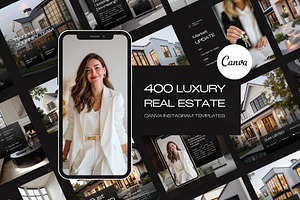 400 Real Estate Instagram Templates