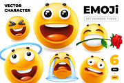 3D Emotional Emoji | Vector Set, an Object Graphic by wowomnom (Thumbnail 1 of 3)