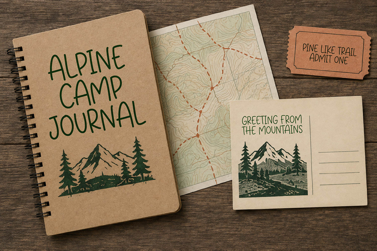 Alpachy - Handdrawn Display Font, a Handwritten Font by Gumrega Studio (Photo 6 of 8)