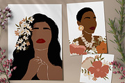 Portraits, Flowers, Abstract Shapes, a Person Illustration by Backyard Rose (Thumbnail 7 of 16)
