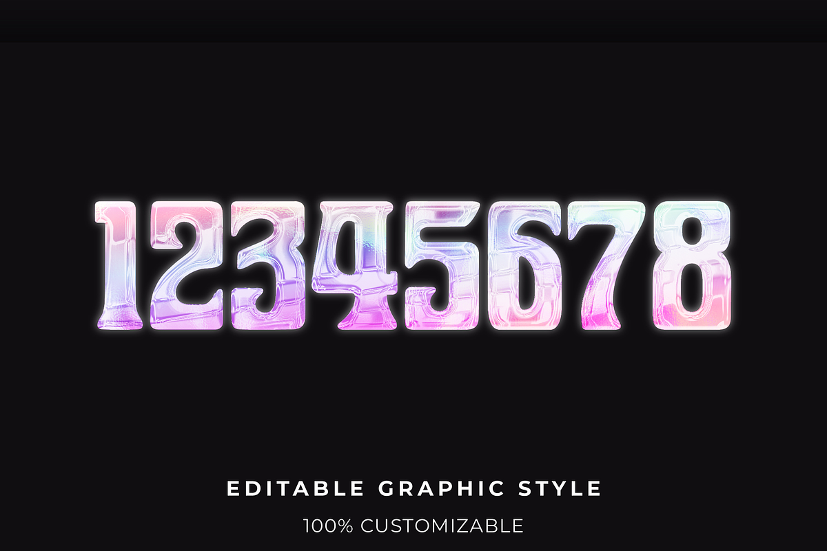 Glass Prism Text Effect preview 2
