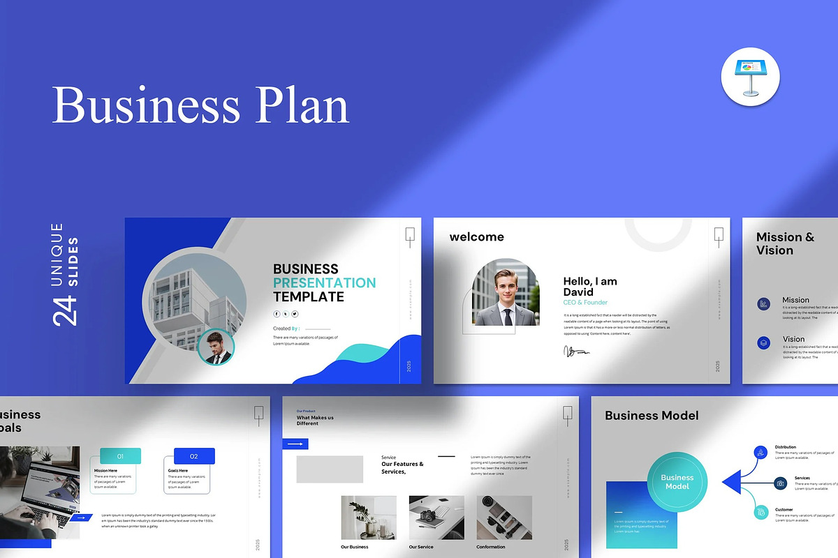 Business Presentation Template Keynote