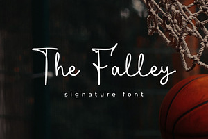 The Falley - Signature Font