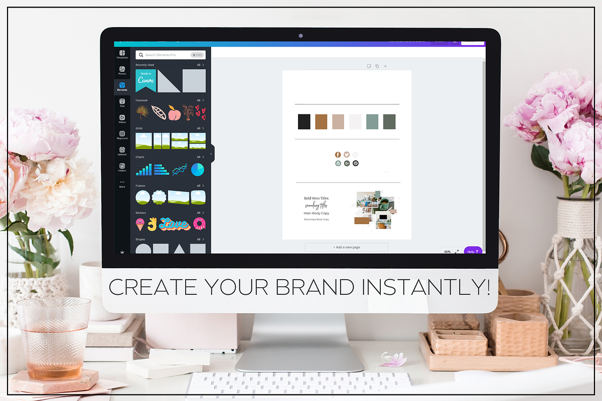 Brand Board Temp | Eloise Mitchell, a Branding & Logo Template by Lady Boss Studio (Photo 3 of 3)