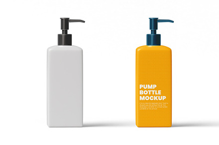 Pump Bottle Mockup