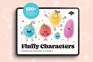 Fluffy Character Procreate Toolkit