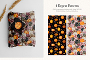 Halloween Horror Clipart, a Decorative Illustration by Julia M. Watercolor (Thumbnail 8 of 9)