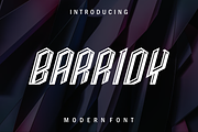 Barridy font, a Serif Font by VectorCraft (Thumbnail 1 of 4)