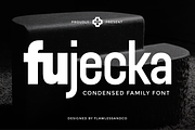 Fujecka - Condensed Sans Family Font, a Sans Serif Font by Flawless And Co (Thumbnail 1 of 10)