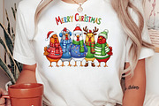 Merry Christmas Chickens PNG, an Icon by Craft Nest (Thumbnail 2 of 6)