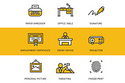 48 Office Icons, an Outline Icon by kucingklawu (Thumbnail 7 of 7)
