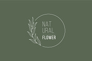 Minimalist Nature Leaf Logo Set, a Branding & Logo Template by Dyn Studio (Thumbnail 2 of 6)