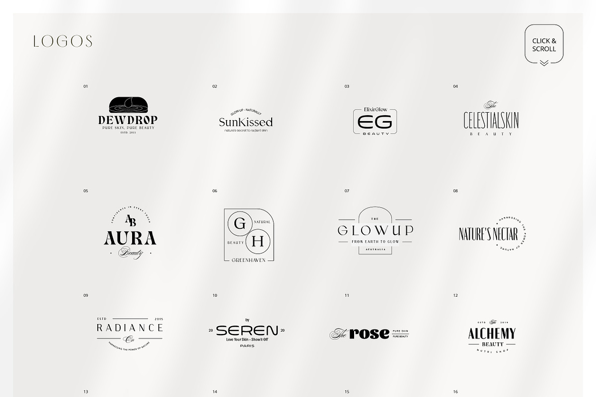 Natura Cosmetics  |  Branding Kit, a Branding & Logo Template by Jiwstudio (Photo 2 of 22)