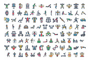 Workout Vector Icons Pack, a Solid Icon by Vector Portal (Thumbnail 4 of 5)