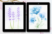 Watercolor Procreate Brushes, a Brush Add-On by Angela Roze (Thumbnail 5 of 12)