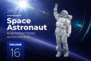 3D Mockup Space Astronaut 16