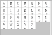 Watercolor PS Brush Set Alphabet, a Brush Add-On by By Lef (Thumbnail 3 of 3)